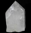 Polished Quartz Crystal Point - Brazil #34745-2